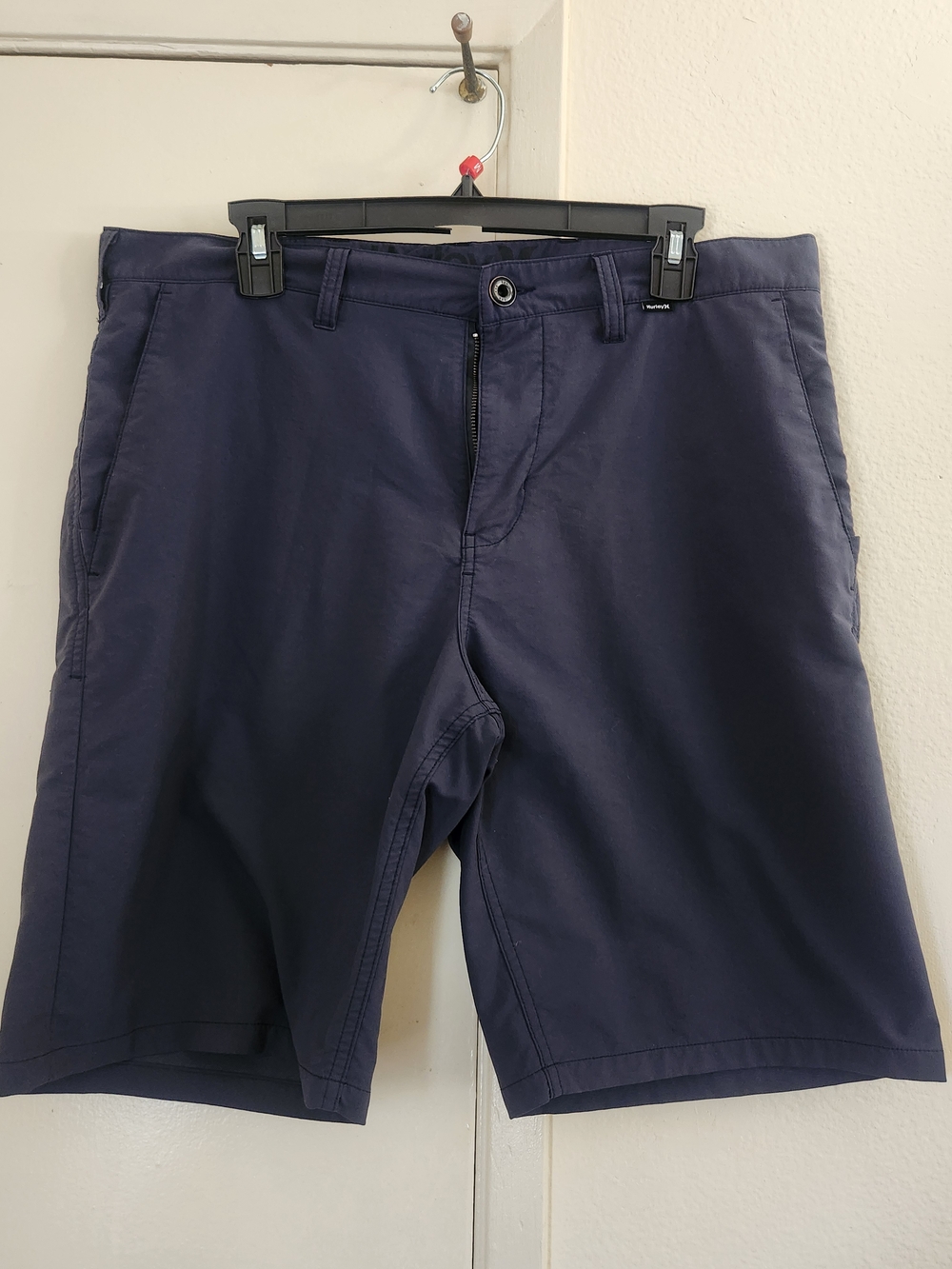 Hurley Men's Dark Navy Flat Front Shorts